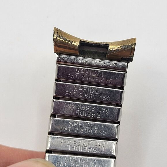 Speidel Stainless Steel Watch Band 6.5in - Picture 4 of 5